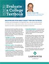 How to Evaluate a College Textbook