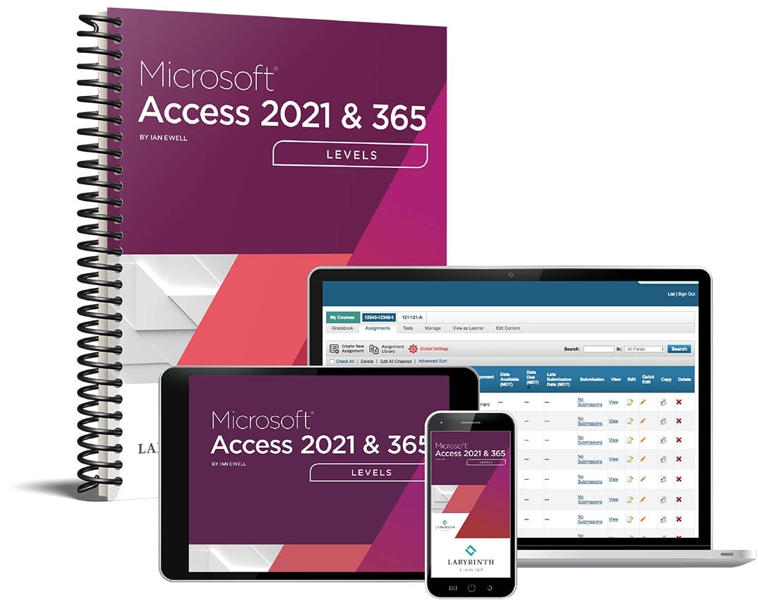 Microsoft Access 2021 + 365: Level 1 Digital ebook